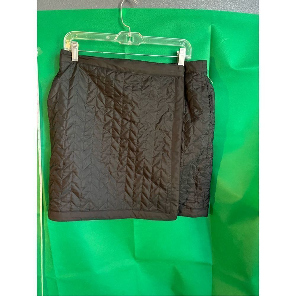 Glaciers Edge Black Wrap Skirt